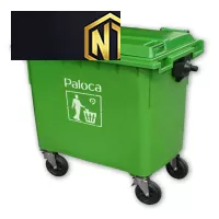 THÙNG RÁC ĐẨY CÓ BÁNH XE CÔNG NGHIỆP DUNG TÍCH LỚN